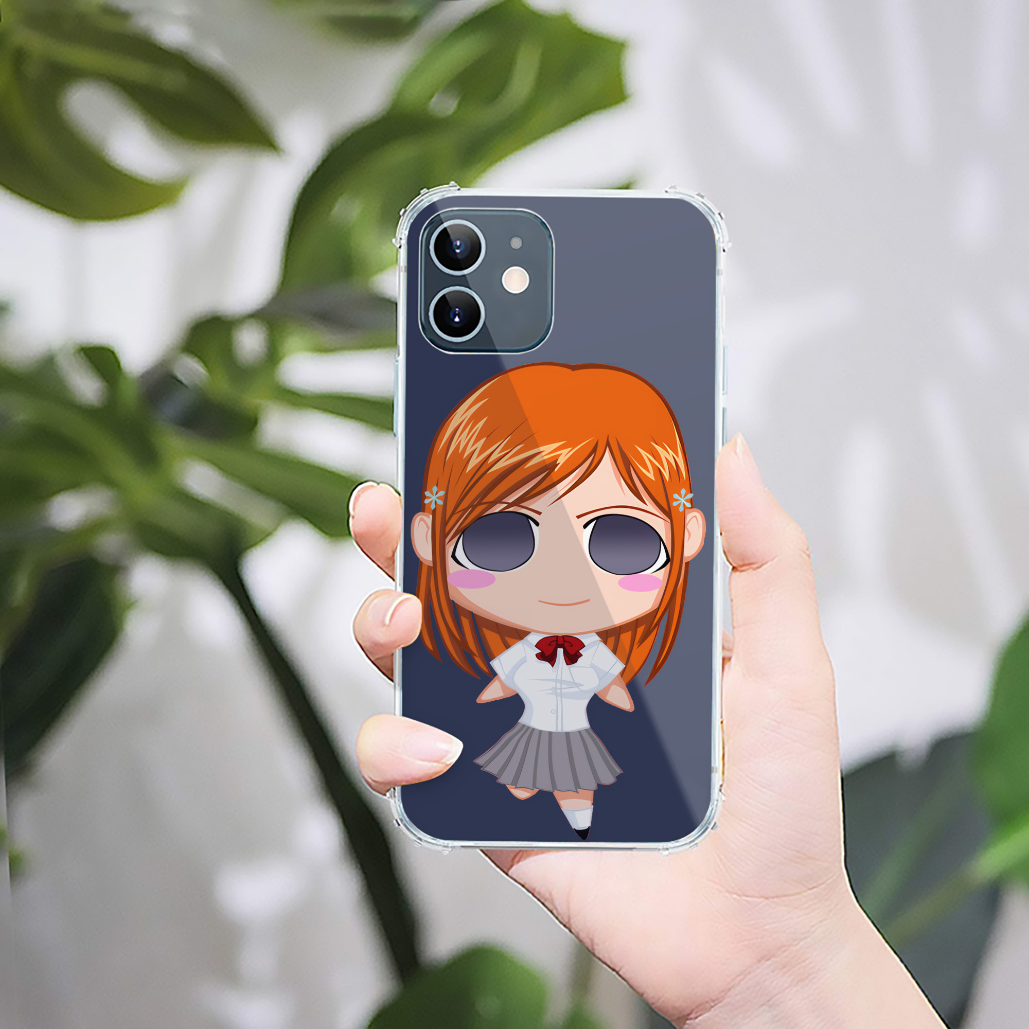 （画像用） ブリーチ 井上織姫（いのうえおりひめ） BLEACH Inoue Orihime 【iPhone 12シリーズ対応】透明スマホケース（クリアソフトケース）